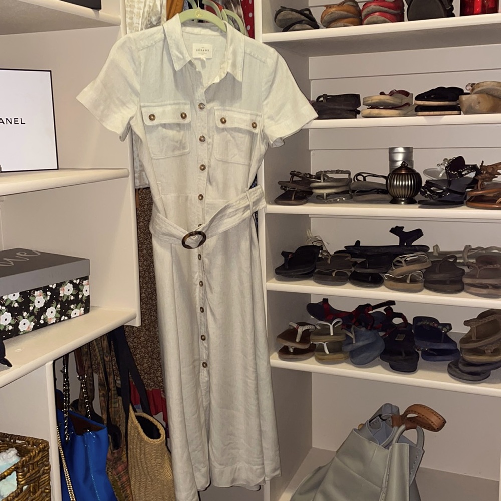 VINTAGE SÉZANE JEANETTE SHIRTDRESS